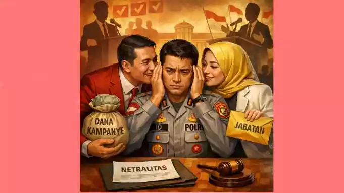 Ilustrasi Godaan Politik Ke Polisi